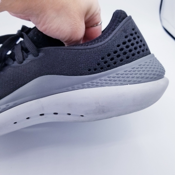 Crocs Literide 360 Pacer Women's size 10 Black Gray Casual Shoes 206705 - Picture 12 of 16